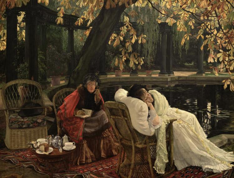 James Tissot A Convalescent (nn01) Norge oil painting art